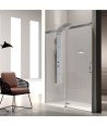 Mampara de ducha 1 fijo + 1 puerta corredera ✓ Glasé GS102