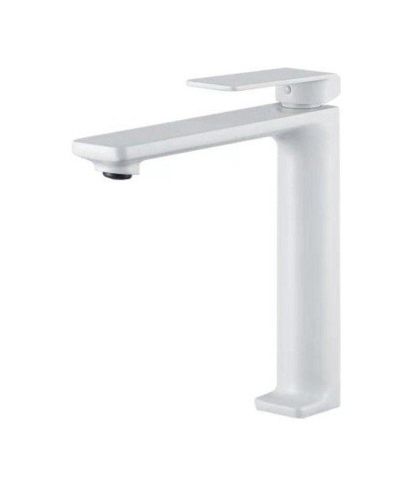 Grifo caño alto XXL en blanco mate Fiyi IMEX - BDF016-5BL