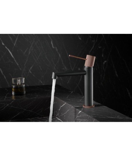 Grifo monomando de gris champan line IMEX - BDD038-1GC