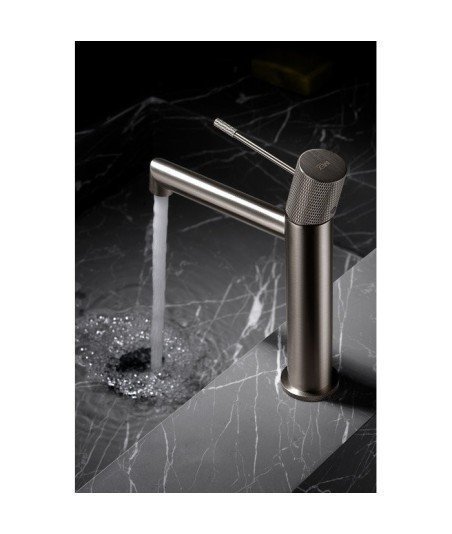 Grifo monomando lavabo níquel cepillado line IMEX - BDD038-1NQ