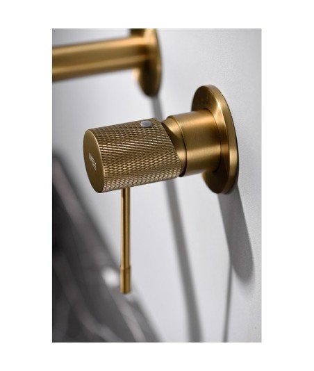 Grifo oro cepillado empotrado de lavabo Line IMEX - GLD038/OC