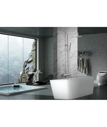 Columna de bañera line cromo imex - BTD038-B