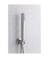 Ducha termostática níquel cepillado pared line IMEX - GTD038/NQ