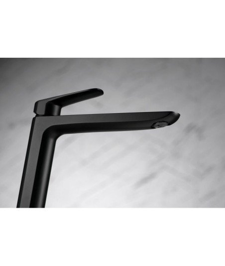 Grifo negro mate de lavabo Bélgica IMEX - BDZ044-1NG