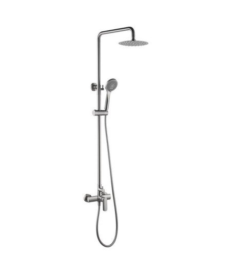 Columna de ducha níquel cepillado Ural IMEX - BDG040/NQ