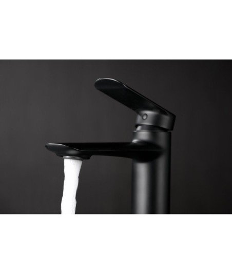 Grifo negro mate de lavabo Ural IMEX - BDG040-1NG