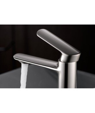 Grifo níquel cepillado de lavabo Ural IMEX - BDZ044-1NQ