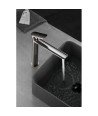Grifo  caño alto níquel cepillado de lavabo Ural IMEX - BDG040-3NQ
