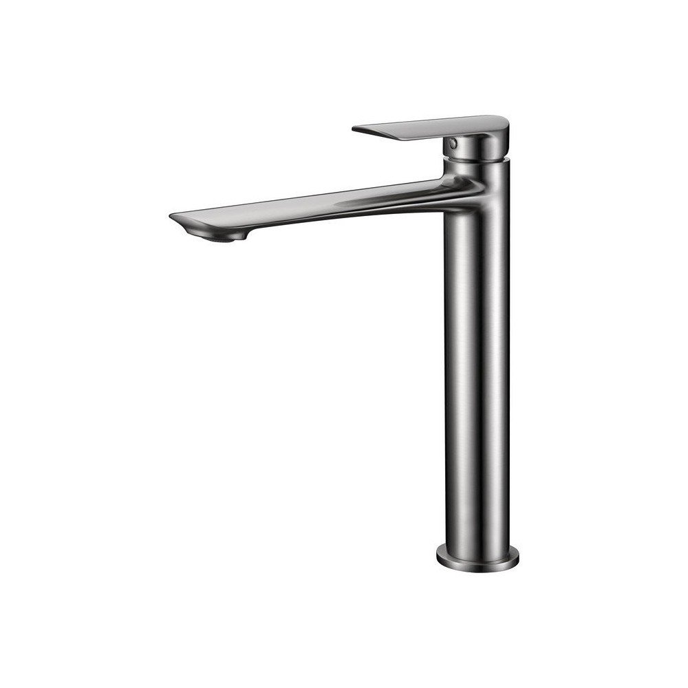 Grifo  caño alto níquel cepillado de lavabo Ural IMEX - BDG040-3NQ