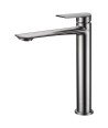 Grifo  caño alto níquel cepillado de lavabo Ural IMEX - BDG040-3NQ