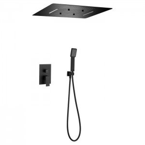 Ducha negra empotrada con...