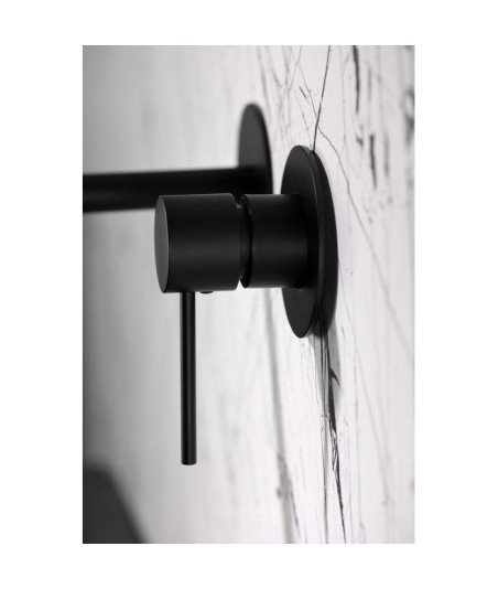 Grifo negro mate empotrado de lavabo Etna IMEX | GLT023/NG