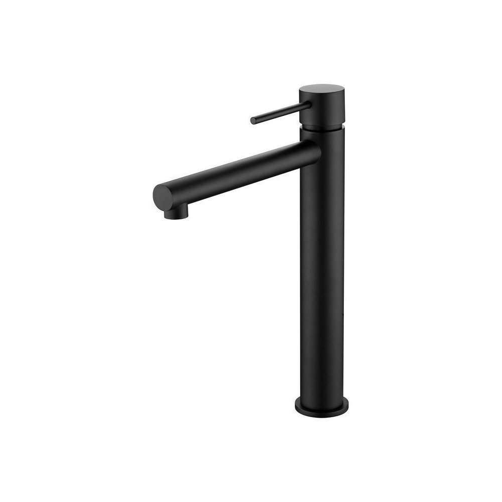 Grifo negro de lavabo en caño alto Milos IMEX - BDYS045-3NG