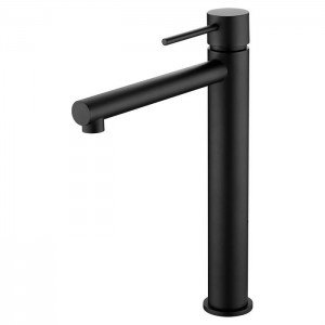 Grifo negro de caño alto...