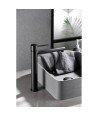 Grifo negro de lavabo en caño alto Milos IMEX - BDYS045-3NG