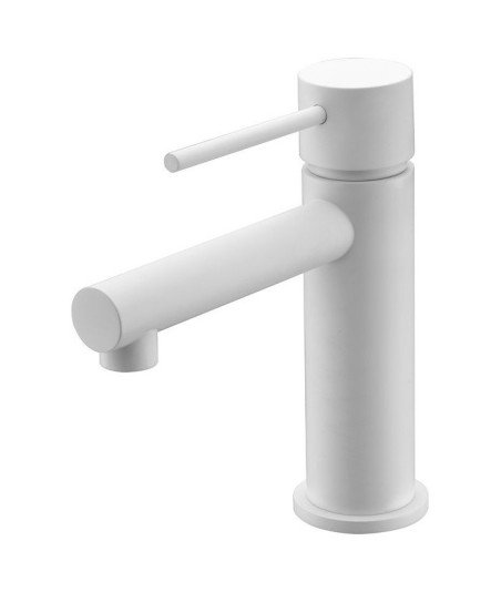 Grifo blanco mate de lavabo Milos stick IMEX - BDYS045-1BL