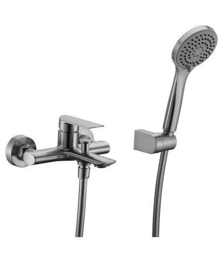 Grifería de bañera níquel cepillado Ural imex - BDG040-4NQ