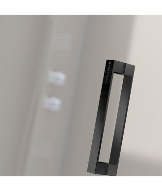 Mampara frontal negra 2 fijos y 2 abatibles Nardi ® NA515 Kassandra