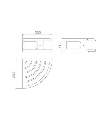 Jabonera acero cromado dhanu imex - ADH010
