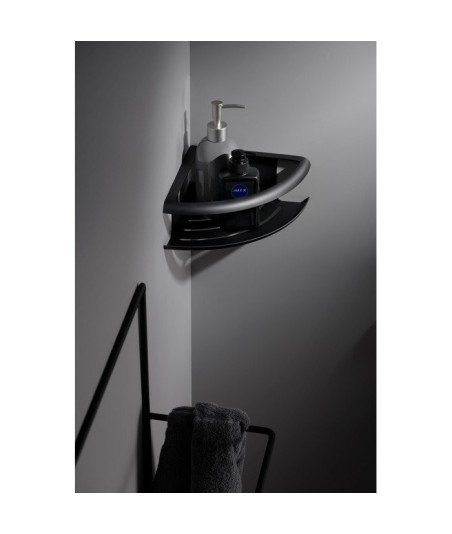 Jabonera en negro mate dhanu imex - ADH010/NG