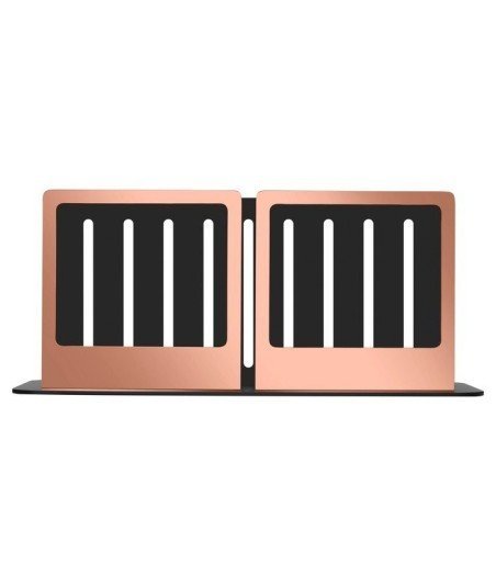 Jabonera negro y oro rosa modelo iman imex - ADI011/NOR