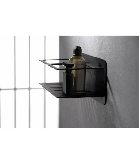 Jabonera negro y oro rosa modelo iman imex - ADI011/NOR