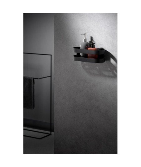 Jabonera negro mate modelo Nirmala de imex - ADL012/NG