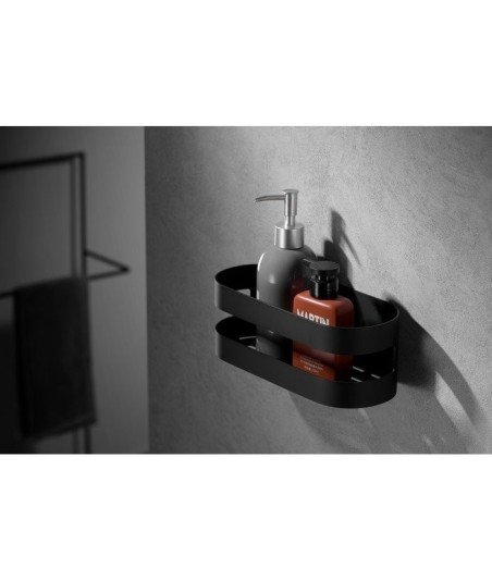 Jabonera negro mate modelo Nirmala de imex - ADL012/NG