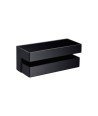 Jabonera negro mate pvc imex - ANG005