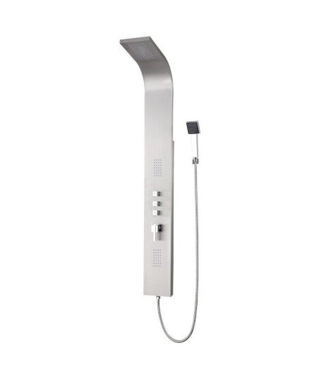 Columna de ducha de acero inoxidable Gocta cromo - 0508