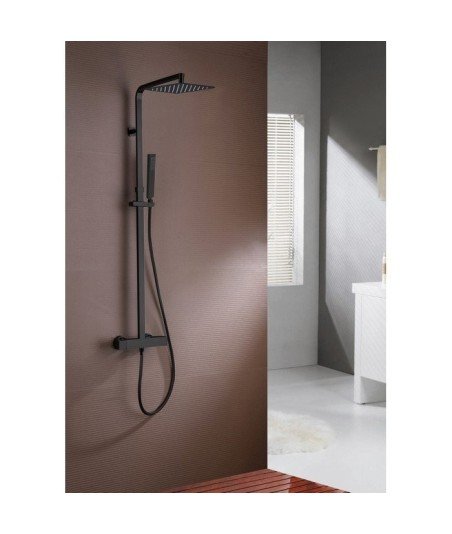 Columna termostática negra quadra élite IO - Ref.3095 GME