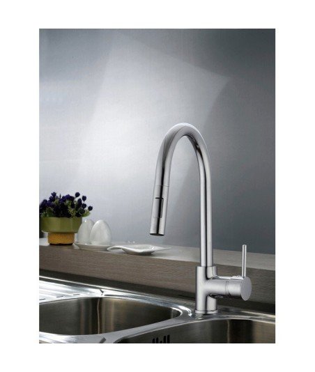 Grifo extraíble de cocina round IO - Oferta 3144