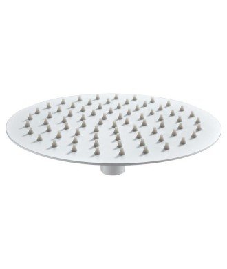Rociador blanco de ducha redondo diámetro 20 IMEX - RDN001/BL