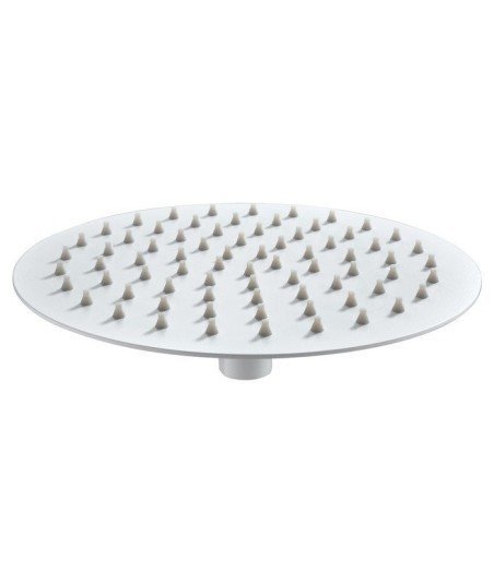 Rociador blanco de ducha redondo diámetro 30 IMEX - RDN003/BL