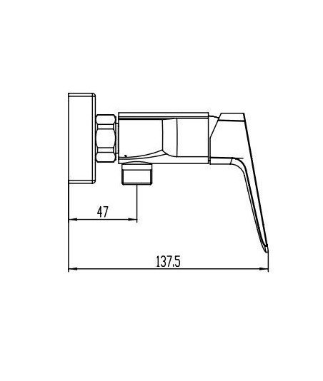 Grifo de ducha marriot IO GME - Ref.3153