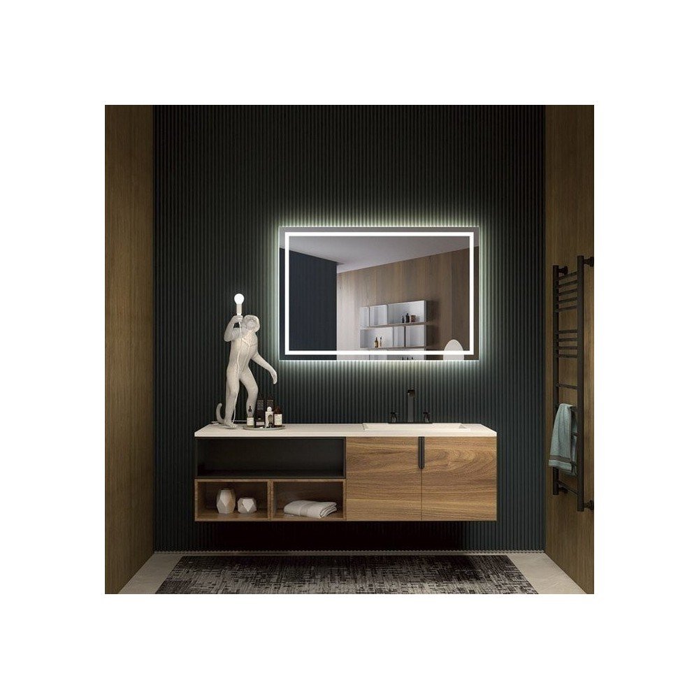 Espejo led rectangular Ledimex Francia | Mamparas Blau