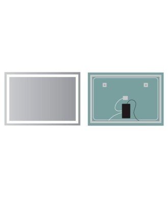 Espejo led rectangular Ledimex Francia | Mamparas Blau