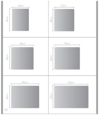 Espejo led rectangular Ledimex Grecia |  oferta oficial
