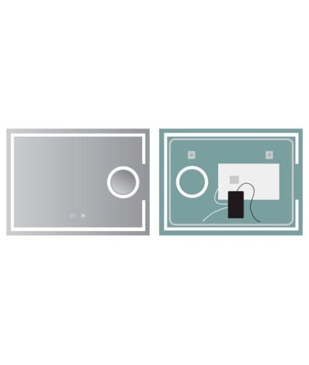 Espejo led y aumento rectangular ledimex Malta