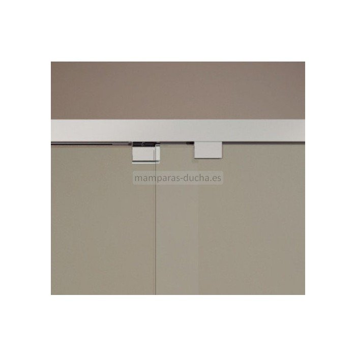Mampara frontal de ducha con 2 puertas correderas gme