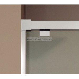 Mampara frontal de ducha con 2 puertas correderas gme