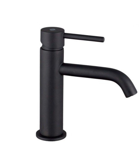 Monomando de lavabo negro mate sirio IO - Ref.3170NG