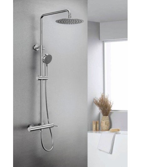 Columna de ducha cromo round IO - Ref.3015 GME