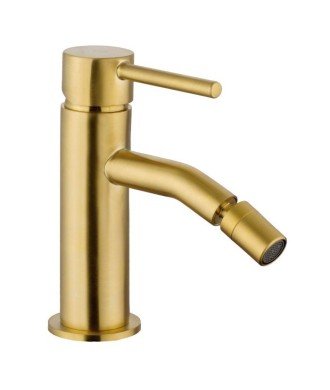 Monomando de bidé oro cepillado sirio IO - Ref.3171OR
