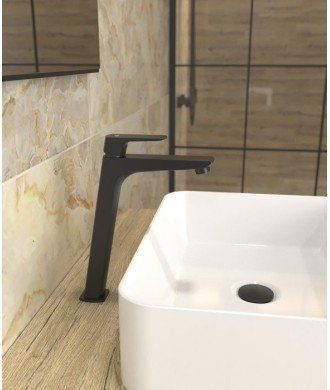 Caño alto lavabo negro mate marriot IO - Ref.3154NG