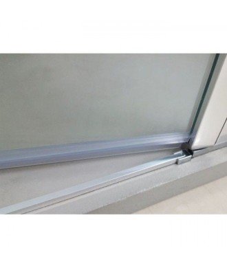 Mampara rectangular fijo + puerta abatible con lateral fijo | Combi C