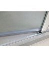 Mampara rectangular fijo + puerta abatible con lateral fijo | Combi C