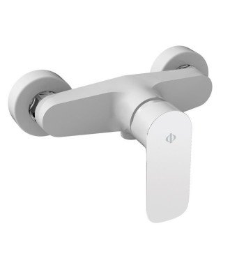 Grifo de ducha blanco mate Cassio IO | ofertas
