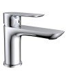 Grifo latón cromo monomando de lavabo en Cassio