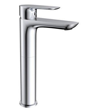 Grifo cromado caño alto de lavabo en Cassio ref.3102